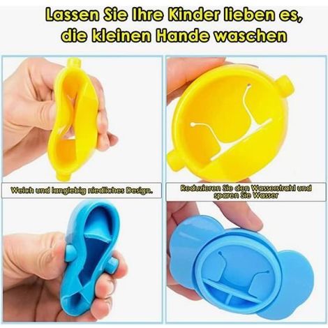 Rallonge de robinet pour enfants - Accessoire en plastique - Bleu (1/4)