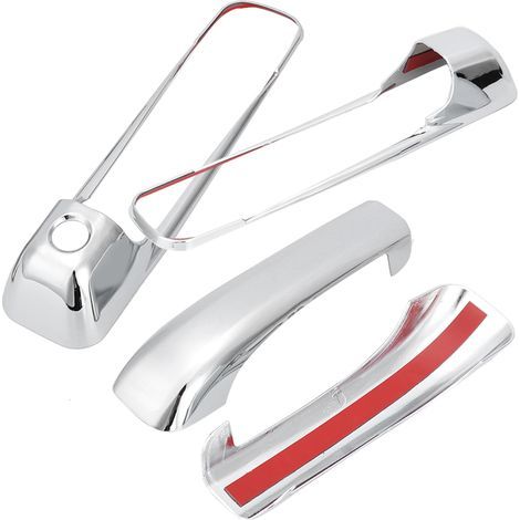 Enjoliveur de poignée de porte Chrome 2 Portes avec 1 Serrure Compatible Dodge Ram 1500 2009-2015 (1/3)