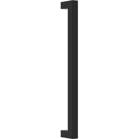 Tiradores para armarios 10 uds acero inoxidable negro 224 mm vidaXL
