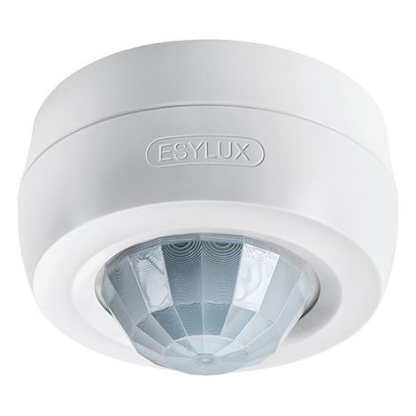 DÉTECTEUR DE PRÉSENCE AU PLAFOND 360° - CAPTEUR DE MOUVEMENT COMPLET 180 360 ° BLANC PD 360/2. ESY-LUX EB10430893