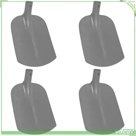 Tête de pelle - FAFEICY - 42019407 - Lot 4 pcs - Noir - Acier enduit de poudre (1/5)