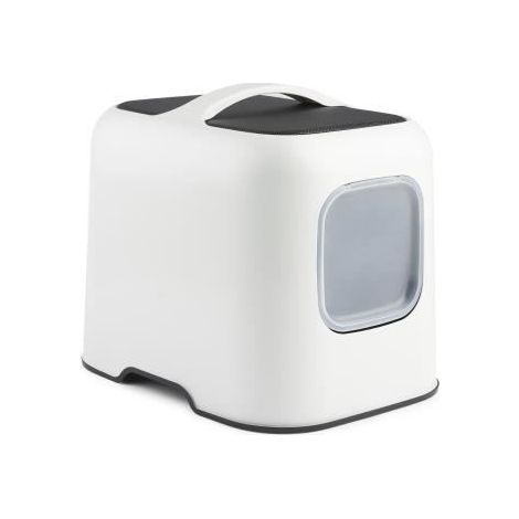 Rotho Biala casa de baño blanca para gato espaciosa (1/3)