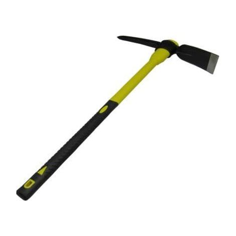 Heavy Duty Mattock Pick Axe with Fibreglass Handle 5.5LBS ( Shock Absorbing)
