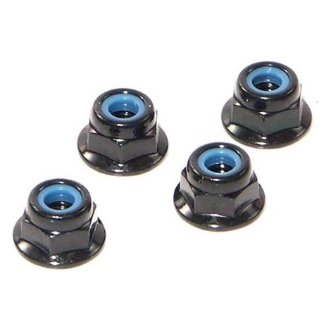 FLANGED LOCK NUT M4 (4pcs)