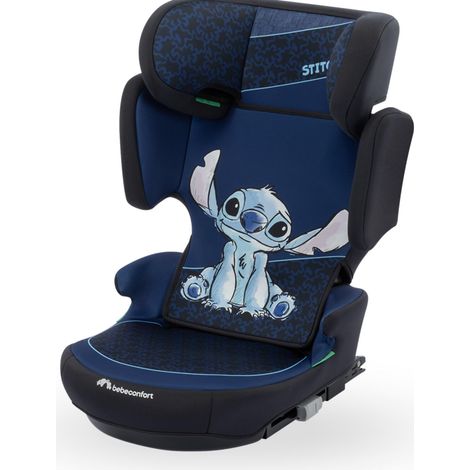 Bebeconfort Disney Road Fix i-Size, Seggiolino Auto 15-36 kg, 3,5-12 anni (100-150 cm), Seggiolino Auto Isofix Pieghevole, Portatile e Leggero 4.4 Kg, 14 Posizioni Poggiatesta, Authentic Stitch (1/5)