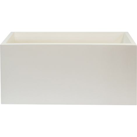Jardinera "rodr-i" 80x40cm blanco (1/4)