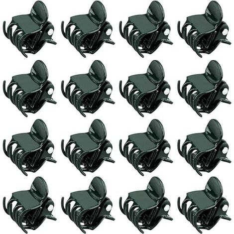 Lot de 100 clips de support pour plantes grimpantes et orchidées, en plastique pour jardin. (1/5)