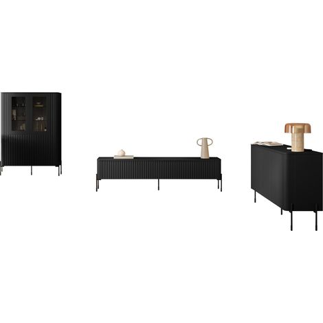 Conjunto de salón Nobilitas, Negro