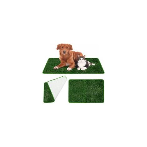 Tapis de Gazon Artificiel pour Chien: 46×71cm Gazon Artificiel Réutilisable, Tapis de Gazon pour Animaux de Compagnie, Toilettes pour Chien, Gazon Artificiel Durable pour Balcon, Jardin (1/5)