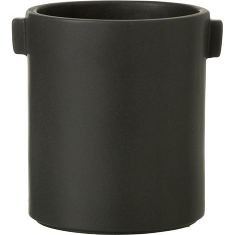 Cache-Pot Design "Handle" 17cm Noir