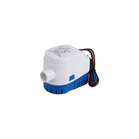 Pompe de cale pour bateau 12 V 1 100 pompe de cale submersible automatique pour camping car marin avec interrupteur à flotteur