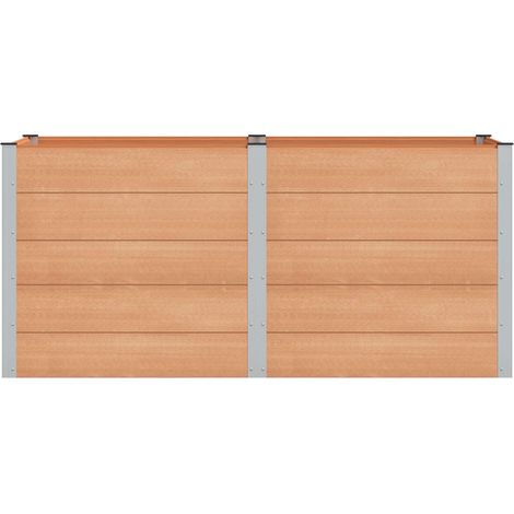 Maison Exclusive - Hochbeet Braun 200 x 100 x 91 cm