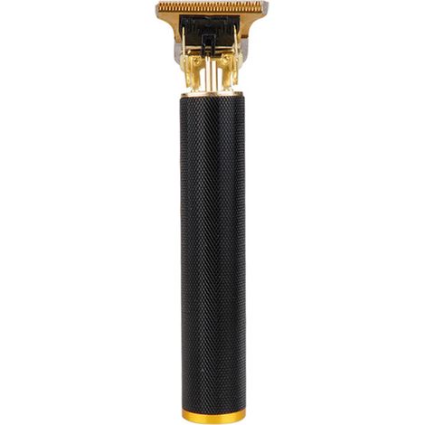 Tondeuse à cheveux électrique professionnelle en acier inoxydable, coupe-cheveux USB rechargeable, kit avec peigne-guide, noir, pour homme et femme (1/5)