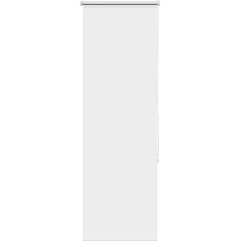Verdunkelungsrollo Weiß 55x150cm Stoffbreite 50,7 cm Polyester