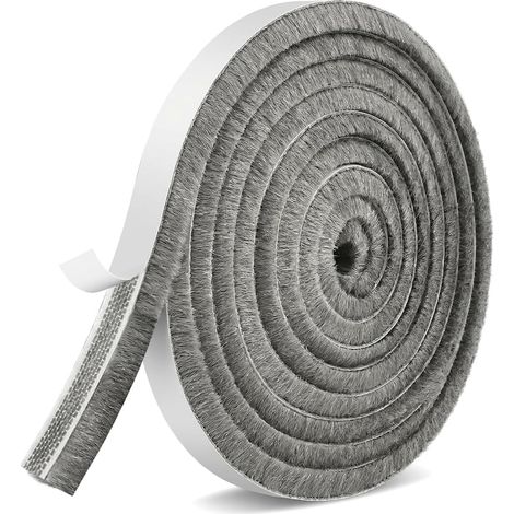 10 m Sliding Door Brush Seal 9 mm x 9 mm (D) (1/5)