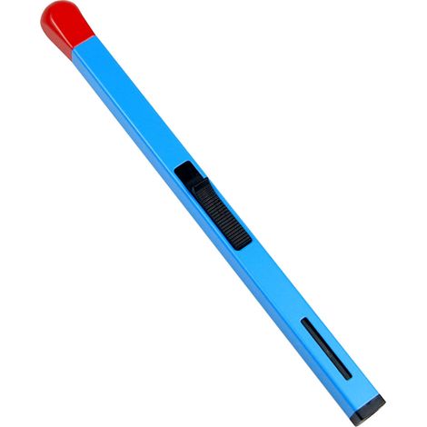 Briquet À Flamme Libre - Alliage Et Aluminium - Réglable - Antivent - Autonome En Butane - 20,5 Cm - Pour Barbecue Camping Cheminée - 2 Pièces (1/3)