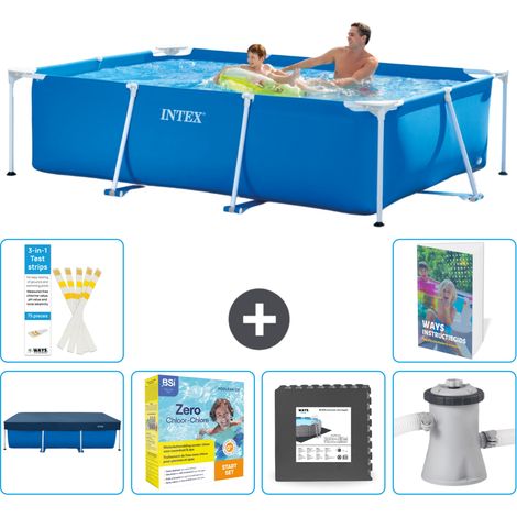Rechteckiger Frame Pool - 260x160x65 cm - 7-teilig S85