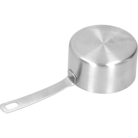 Tasse à mesurer en acier inoxydable 304 avec cuillère doseuse et échelle pour pâtisserie et cuisine, 3/4 tasse (1/5)