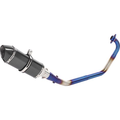 Système d'échappement complet en Fiber de carbone, silencieux à enfiler, adapté à Yamaha YZF R15 V1/V2 0817 (1/5)