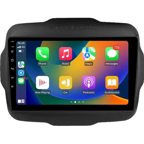 Reproductor multimedia para coche, interfaz de pantalla táctil, sistema de navegación, compatible con Jeep Renegade 2016-2020, 4G, P3CP (2GB 64GB) - Tipo A