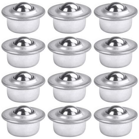 FENOPLASTICARoulettes de transfert 12 PCS – Acier au carbone galvanisé – Charge lourde – Transport silencieux – Applications industrielles et commerciales (1/5)
