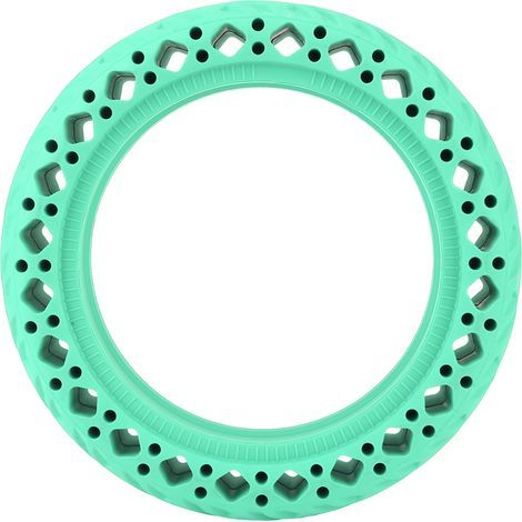 Pneu prismatique en caoutchouc de 8,5 pouces Pneu d'absorption des chocs anti-explosion pour accessoires de scooter électrique Xiaomi M365 (vert) (1/5)