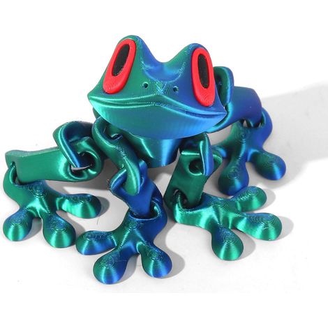 Magnetische, bewegliche Frosch-Schreibtischdekoration – Niedliche, bewegliche Frosch-Dekoration für Kinder und Erwachsene