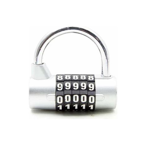 Cadenas à combinaison à 5 chiffres grand format pour casier de salle de sport, Club-XM2- (1/3)