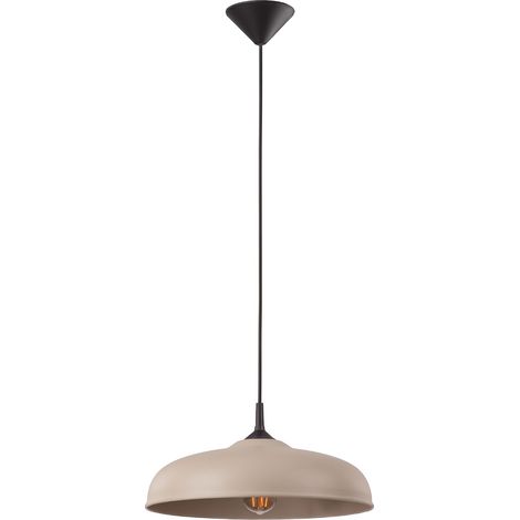 Pendelleuchten Gina taupe 1xE27 38cm Stahl Sollux (1/5)