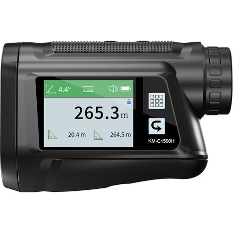 Télémètre LCD télescope Chasse en Plein air Golf Voix Caddy télémètre étui Roulette Ruban à mesurer Précis Mesure Distance Effort (1/5)
