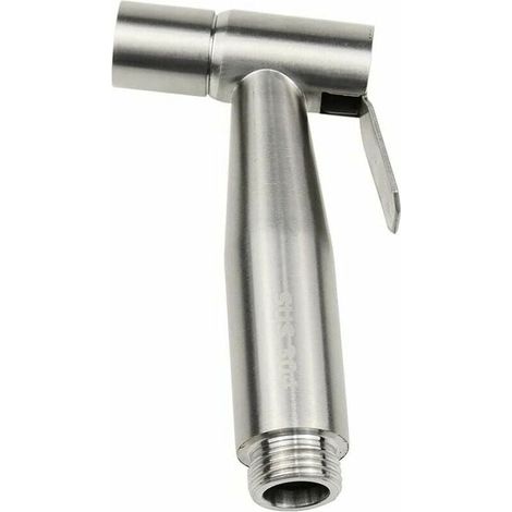 Rociador de bidé para inodoro, de acero inoxidable, manual, para higiene personal, ducha, baño, inodoro, color plateado, DPZO, de DEBUNS (1/5)
