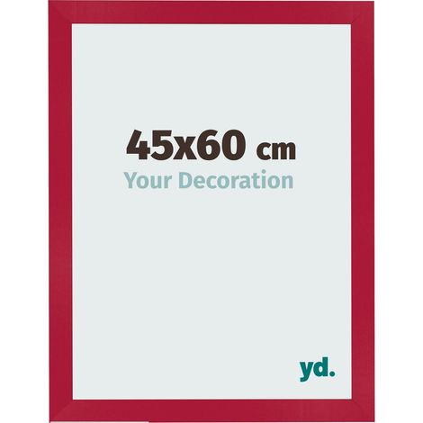 yd. - Cadre photo 45x60 - Rouge - MDF - Bologna (1/5)