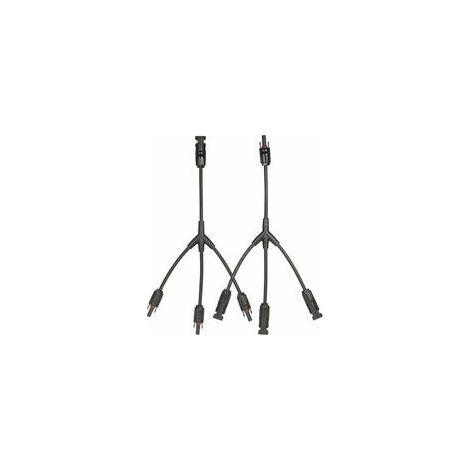 Mc4 Y-Type Solar Panel Cable Connector Adapter, 1 Paire M/FFF et F/MMM - 1 Paire M/FFF et F/MMM