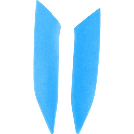 2x Panneau latéral en daim pour levier de vitesse, compatible Série 3 G20 G28 2019-2021 conduite à gauche, bleu (1/5)