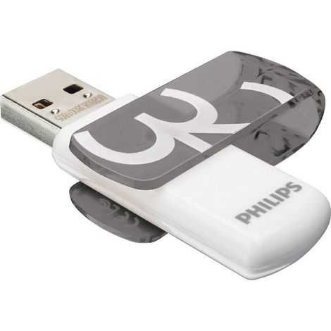 Philips VIVID Clé USB 32 GB gris FM32FD05B/00 USB 2.0 (1/4)