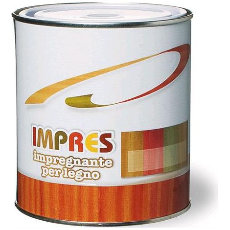 Impregnante Sintetico Satinato per Legno Impres Laiv Bianco 0,750 Lt.