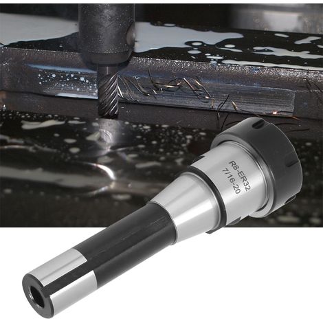 1 porte-pince R8 ER32, 6 pinces à ressort ER32, outil de fraisage CNC (1/5)