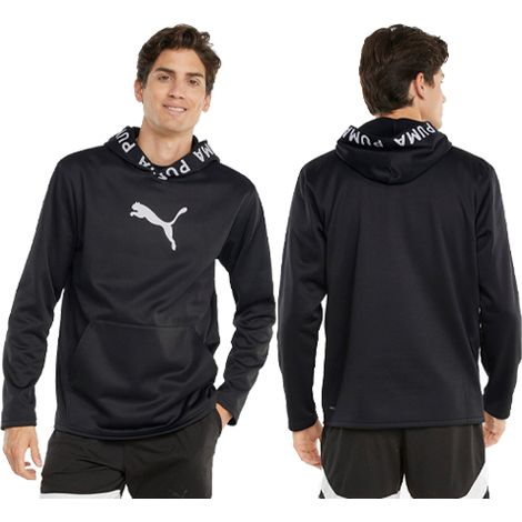 Sweat à capuche polaire Puma Train Pwr noir [520893 01] r.S (1/5)