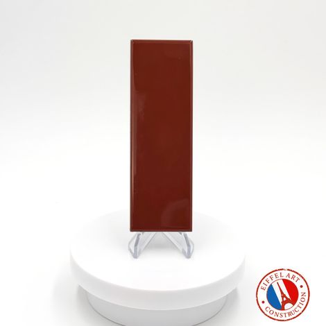 Aelle - Carrelage sol / mur briquette rectangulaire uni rouge brillant 5X15 cm FÄRGBLOCK LUCIDO CANNELLA FGB110L - Vendu par boîte de 0,60 m²