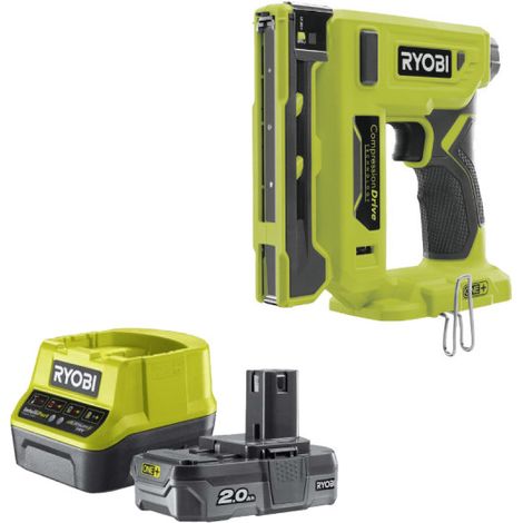 Pack RYOBI Agrafeuse 18V - R18ST50-0 - 1 batterie 2.0Ah - 1 chargeur rapide (1/5)