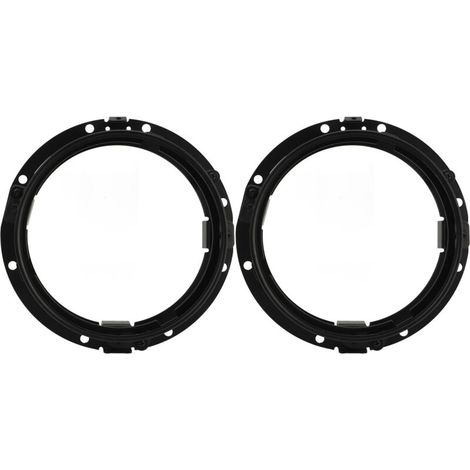 Anneau de phare rond de 7 pouces, support de montage de phare, anneau de lunette de retenue pour Wrangler JK 2007 à 2018, 2 pièces (1/5)