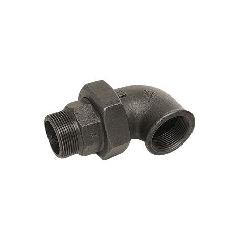 Winkel-Verschraub. TG, kon.d. I.A. 3/4 Nr.98, schwarz, ohne Dichtung - 80673018 von Buderus