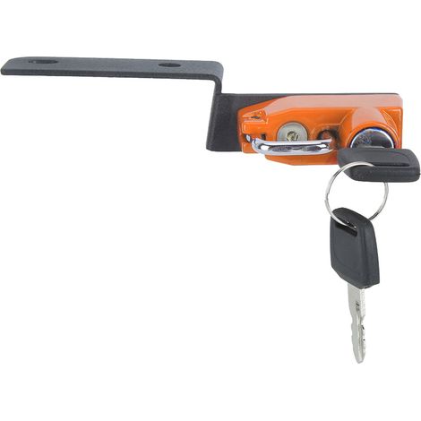 Crochet de fixation antivol en alliage d'aluminium pour casque de moto, compatible avec les modèles 125/250/390 2017+ (Orange) (1/5)