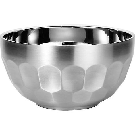 1 bol à soupe en acier inoxydable