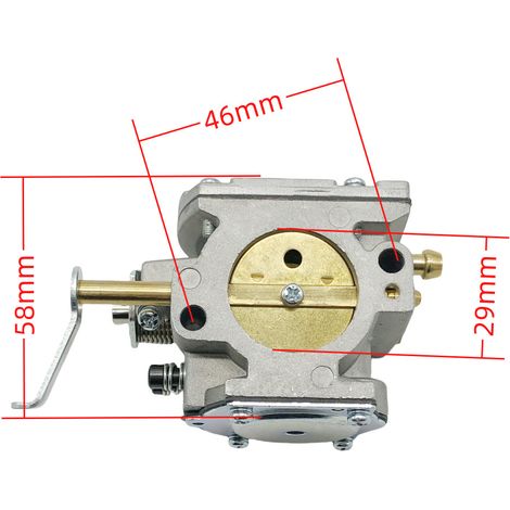 Ce carburateur est compatible avec les moteurs WB-37 de 150 à 200 cm³ (WB-37-1-909-228). Le moteur deux temps assure une pulvérisation homogène du carburant et une puissance stable.