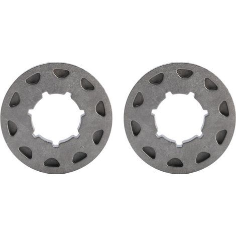 FENOPLASTICALot de 2 Pignons de Chaîne 22 mm 3/8-10 pour Tronçonneuse 10 Dents-KZQ (1/5)