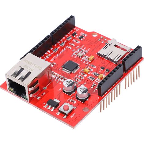 Module de développement réseau W5500, carte d'extension Ethernet, composants électroniques pour projets IoT (1/5)