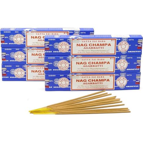 Bâtons d'encens - Naturels - Indien - Nag Champ Sai Baba - Lot de 6 boîtes (1/5)