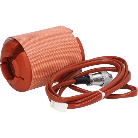 Chauffage électrique isolé en caoutchouc silicone pour petit filtre à fût d'oxygène, 220 V, 120 W (1/5)