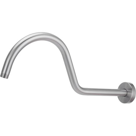 GARRYFIZH NPT1/2 Kit de bras de douche 17 pouces mural brossé pommeau de douche rallonge tuyau accessoire de salle de bain